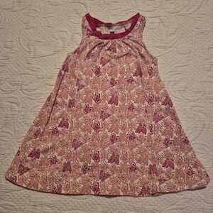 Tea Collection girls 12-18 months sleeveless butterfly design dress VGUC